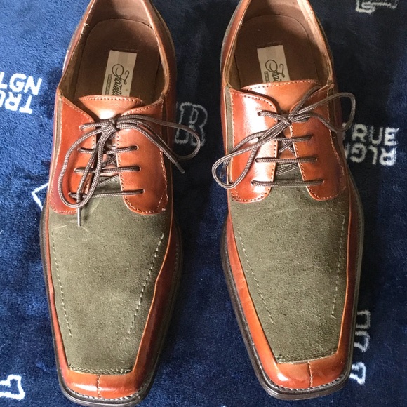 Fratelli Rosetti Men’s Cognac Leather Shoes SZ10.5 - Picture 2 of 8